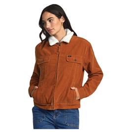 Rvca Tapped Jacket Laranja M Mulher