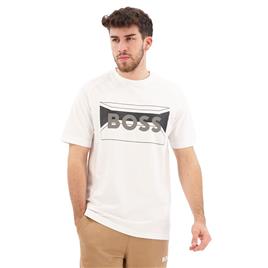Boss 10259641 Short Sleeve T-shirt Branco L Homem