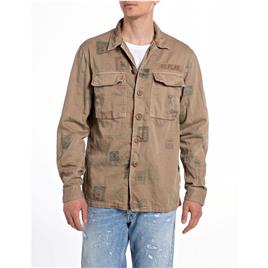 Replay M8366a.000.74944 Overshirt Castanho 2XL Homem