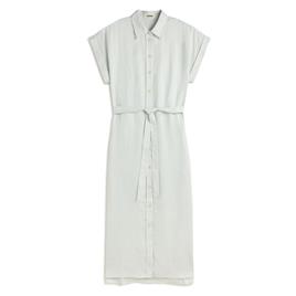 Ecoalf Amatista Long Sleeve Long Dress Branco XS Mulher