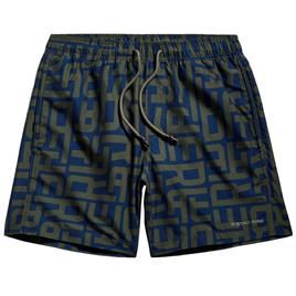G-star Dirik Letter Ao Swimming Shorts Azul L Homem