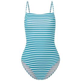 Pepe Jeans Stp Rib Squ Swimsuit Azul L Mulher