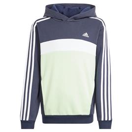 Adidas Tiberio 3 Stripes Hoodie Verde,Azul 7-8 Years Rapaz
