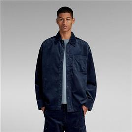 G-star Boxy Long Sleeve Shirt Azul M Homem