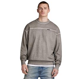 G-star Garment Dyed Loose R Sweatshirt Cinzento XS Homem