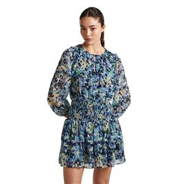 Pepe Jeans Coral Long Sleeve Short Dress Colorido XL Mulher