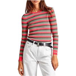 Pepe Jeans Gabriella Round Neck Sweater Vermelho S Mulher