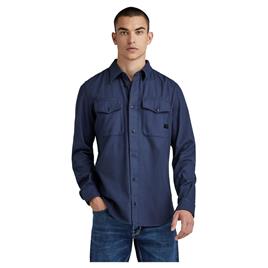 G-star Marine Long Sleeve Shirt Azul S Homem