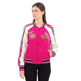 Superdry Suikajan Embroidered Bomber Jacket Rosa M Mulher