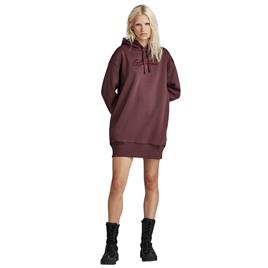 G-star Flock Long Sleeve Short Dress Roxo S Mulher