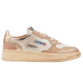 Autry Sup Vint Low Trainers Beige EU 37 Mulher