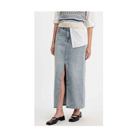 Levi´s ® Ankle Column Skirt Cinzento 26 Mulher
