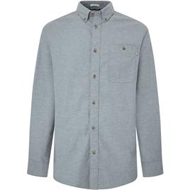 Pepe Jeans Pou Long Sleeve Shirt Cinzento L Homem