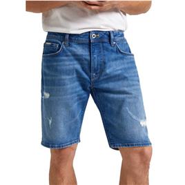 Pepe Jeans Taper Fit Denim Shorts Azul 31 Homem