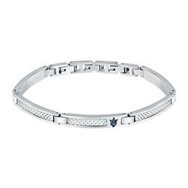 Maserati Jm423avd 21.5 Cm Bracelet Prateado  Homem
