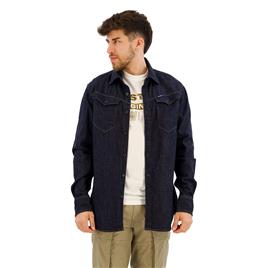 G-star Arc 3d Slim Fit Long Sleeve Shirt Azul M Homem