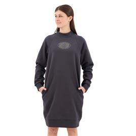 G-star Raglan Long Sleeve Short Dress Cinzento M Mulher