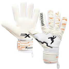 Precision Junior Fusion X Pro Negative Contact Duo Goalkeeper Gloves Branco 6