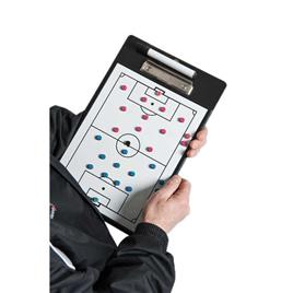 Precision Double-sided Clipboard Coach Football Transparente 35 x 25 cm