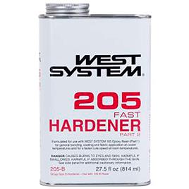 West System 205 Standard Hardener Transparente 1 kg