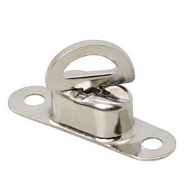 Lindemann Oval Rivet 10 Units Prateado 17 x 11 mm