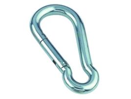 Euromarine A4 Vrac Fireman Fast Snap Carabiner Prateado 10 mm