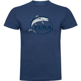 Kruskis Tuna Fishing Club Short Sleeve T-shirt Azul 3XL Homem