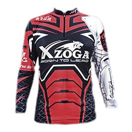 Xzoga Mf Sport 2021 Zip Long Sleeve T-shirt Vermelho 3XL Homem