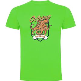 Kruskis Seafood Octopus Short Sleeve T-shirt Verde 3XL Homem