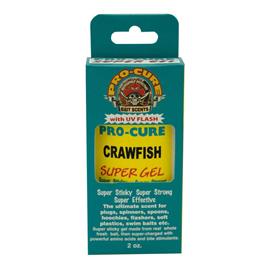 Pro Cure Super Gel Plus 56g Crawfish Liquid Bait Additive Transparente