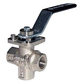 Oem Marine Full Passage 3 Ways Ball Valve Prateado 2´´