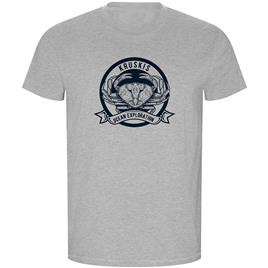 Kruskis Crab Logo Eco Short Sleeve T-shirt Cinzento L Homem