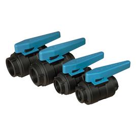 Trudesign Nylon Ball Valve Prateado 1 1/2´´