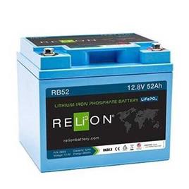 Relion Rb 12v 52ah Lithium Battery Transparente