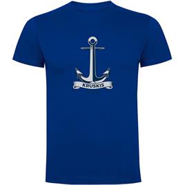 Kruskis Anchor Short Sleeve T-shirt Azul XL Homem