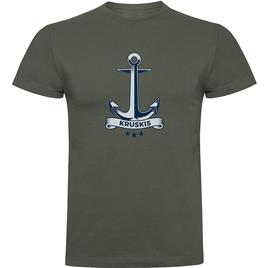 Kruskis Anchor Short Sleeve T-shirt Verde M Homem