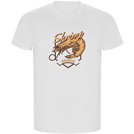 Kruskis Seafood Shrimp Eco Short Sleeve T-shirt Branco S Homem