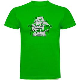 Kruskis Restrained Short Sleeve T-shirt Verde L Homem