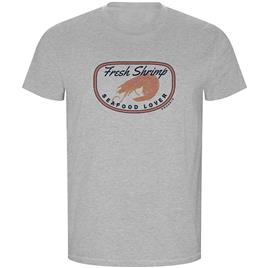 Kruskis Fresh Shrimp Eco Short Sleeve T-shirt Cinzento XL Homem