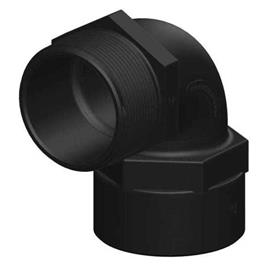 Trudesign Packed Female-male Threaded 90° Elbow Connector Preto 2´´