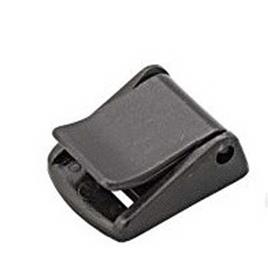 Lindemann Nylon Lever Girth Strap Buckle 10 Units Prateado 25 mm
