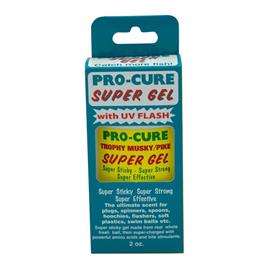 Pro Cure Super Gel Plus Trophy 56g Musky Pike Liquid Bait Additive Transparente