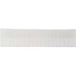 Lindemann 100 M Standard Polyester Girth Strap Branco 25 mm