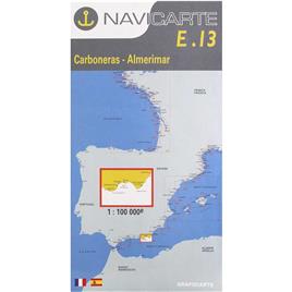 Navicarte E13 R-12 Carboneras-almerimar Marine Charts Azul