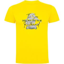 Kruskis Restrained Short Sleeve T-shirt Amarelo L Homem