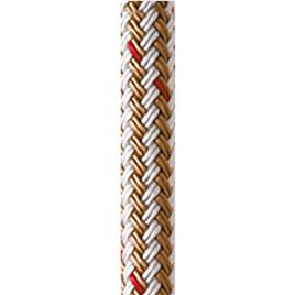 New England Ropes 7.6 M Double Braided Dock Rope Dourado 12.7 mm