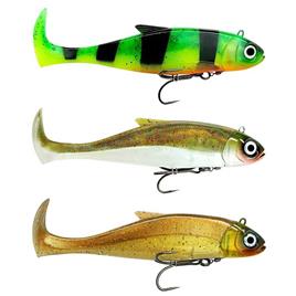 Fiiish Blaster Shad Combo Soft Lure 200 Mm Dourado