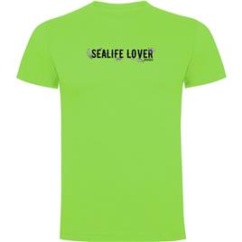 Kruskis Sealife Lover Short Sleeve T-shirt Verde XL Homem