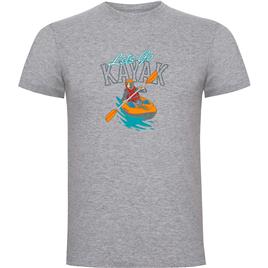 Kruskis Lets Go Short Sleeve T-shirt Cinzento 2XL Homem