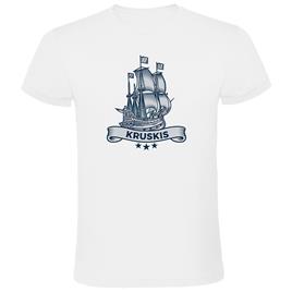 Kruskis Ship Short Sleeve T-shirt Branco XL Homem